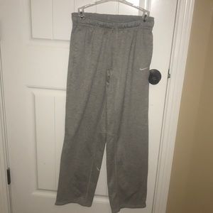 Gray Nike sweatpants